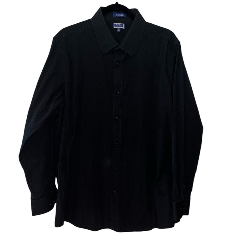 Men’s Portabella New York Black Dress Shirt Size 3x